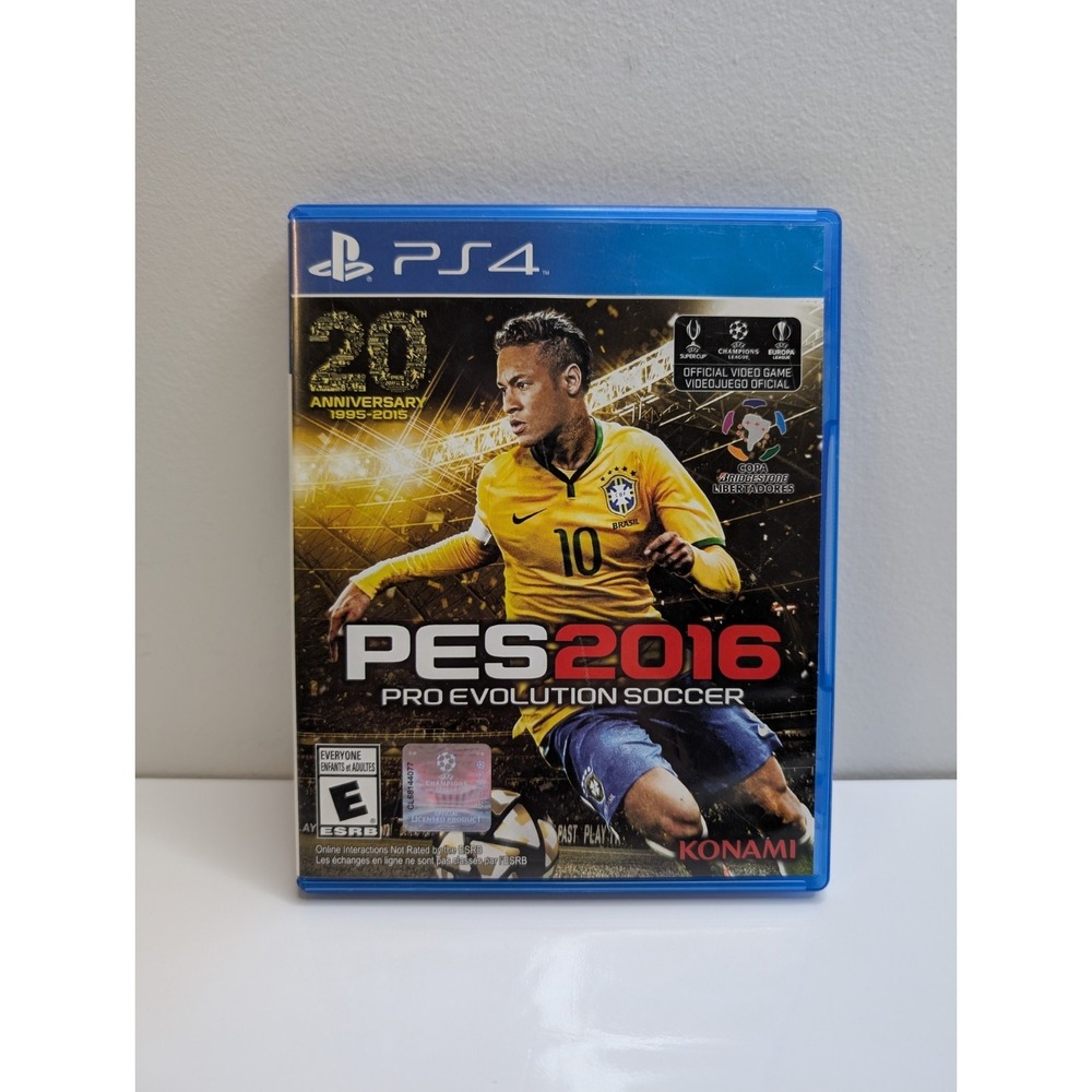 PES 2016 Pro Evolution Soccer Playstation 4 PS4 Game Champions Europa Neymar